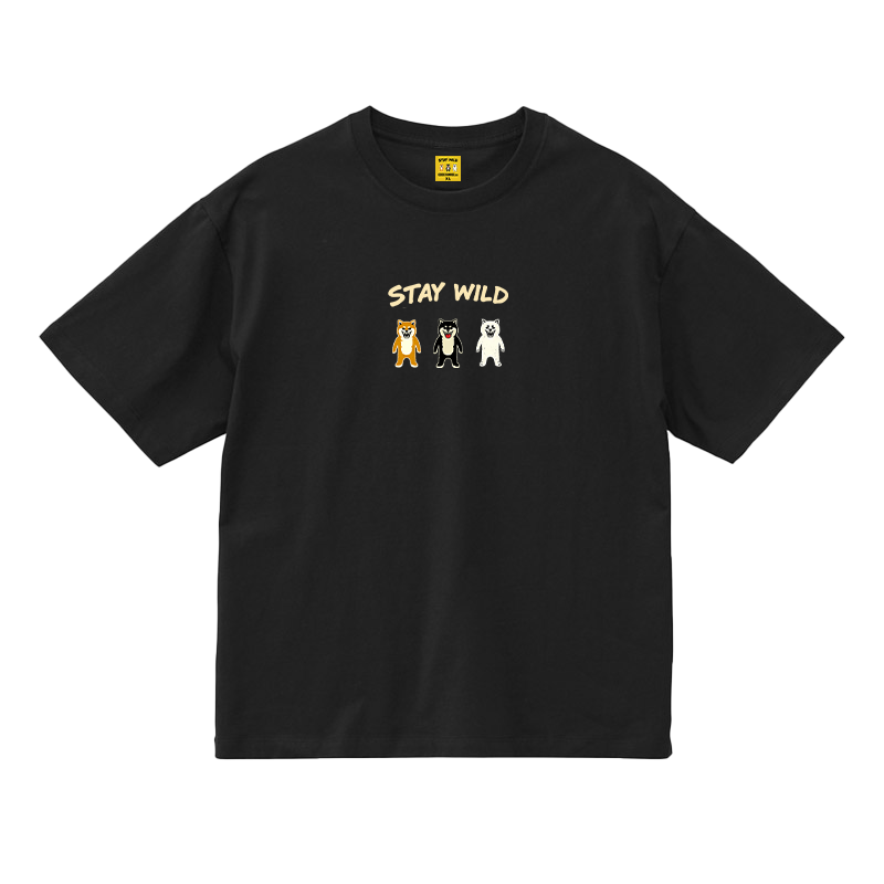 Gekishiba Stay Wild GRAPHIC Box T-SHIRT