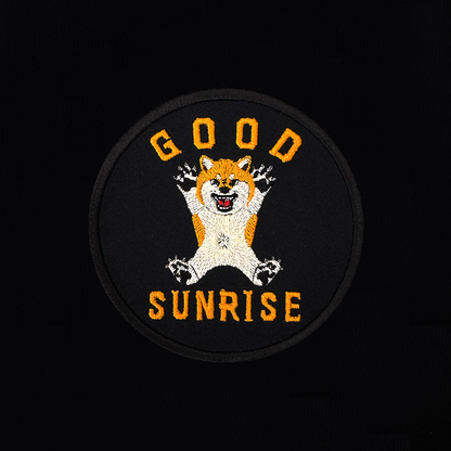 GekiShiba Round Patch HOODIE