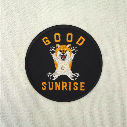 GekiShiba Round Patch HOODIE