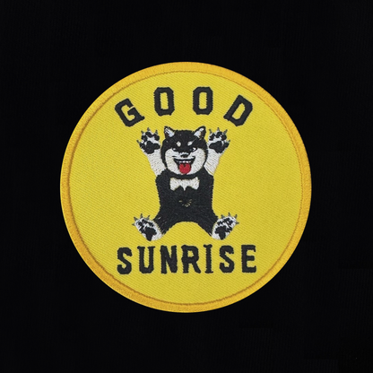 GekiShiba Round Patch HOODIE