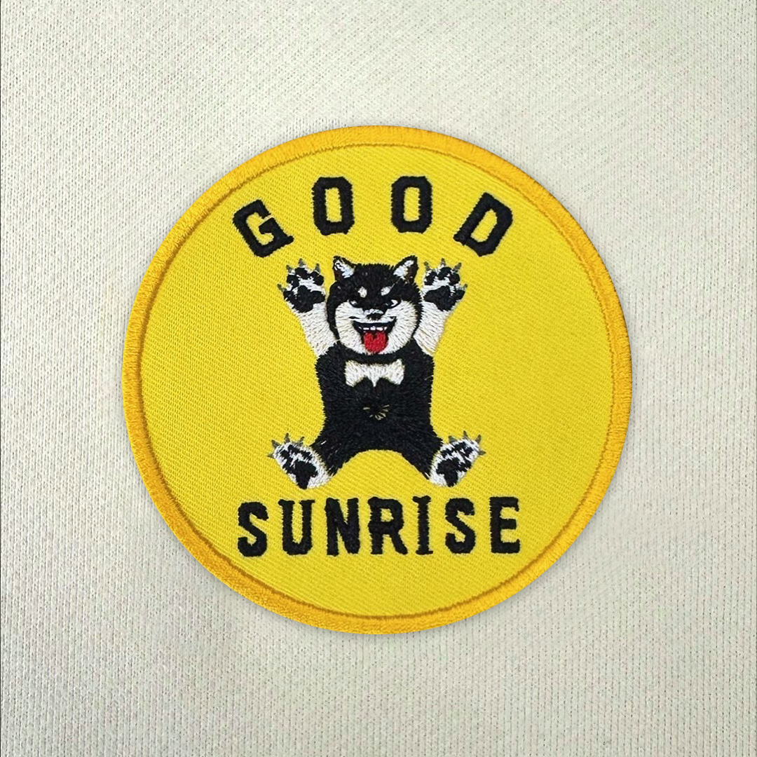 GekiShiba Round Patch HOODIE