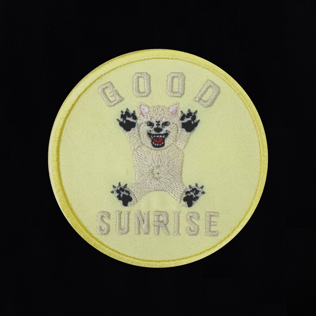 GekiShiba Round Patch HOODIE