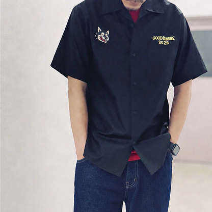 Gekishiba Open Collar Shirt