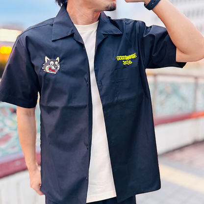 Gekishiba Open Collar Shirt