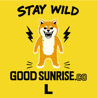 Gekishiba Stay Wild BackPrint Box T-SHIRT