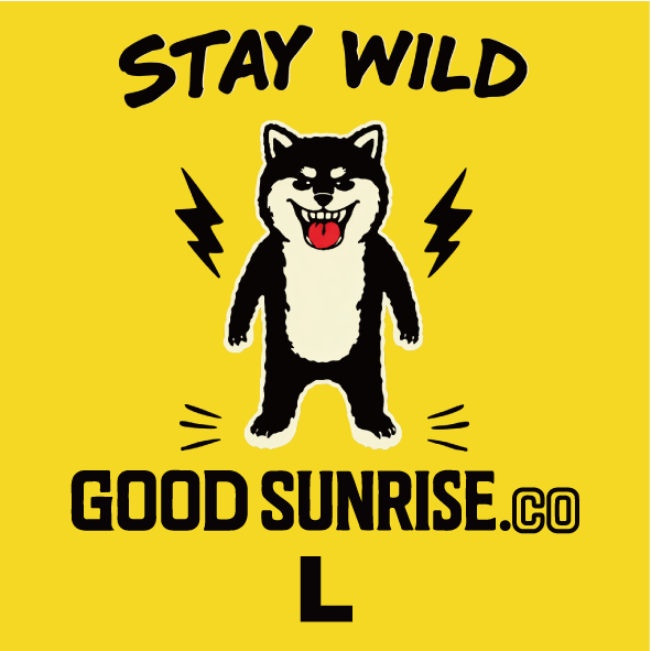 Gekishiba Stay Wild BackPrint Box T-SHIRT