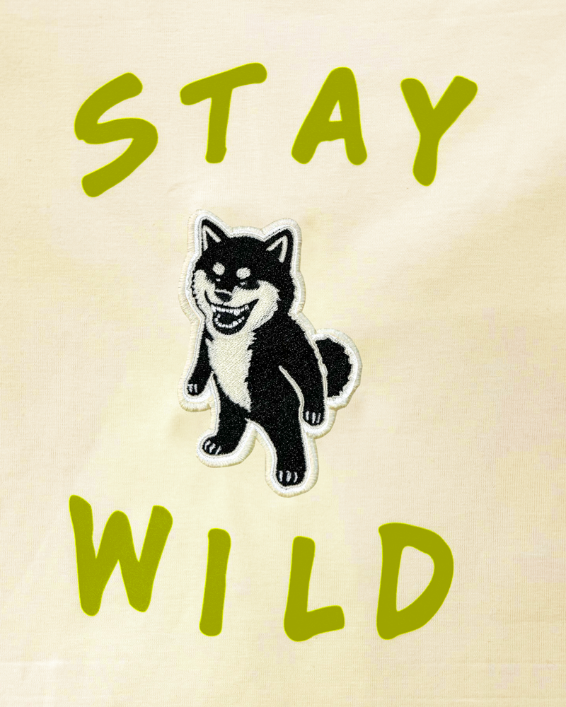 Gekishiba Stay Wild BIG45 T-SHIRT -New Color-