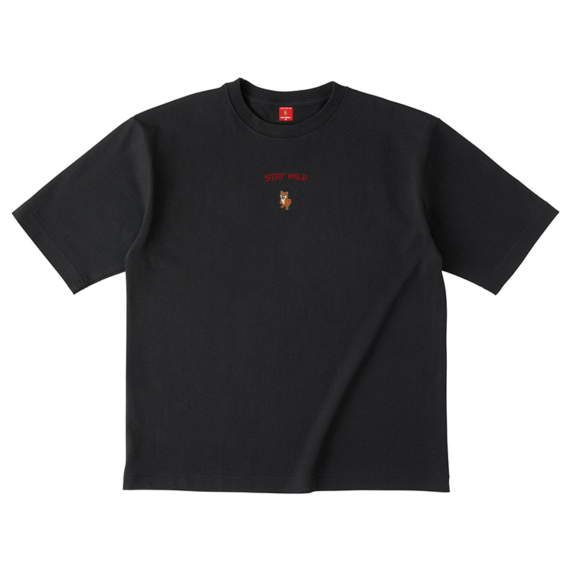 Gekishiba Stay Wild NEON Embroidery T-SHIRT