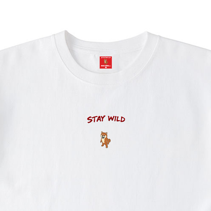 Gekishiba Stay Wild NEON Embroidery T-SHIRT