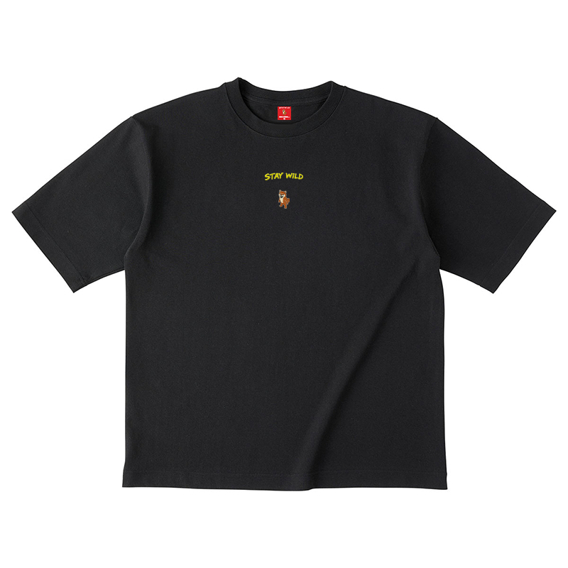 Gekishiba Stay Wild NEON Embroidery T-SHIRT
