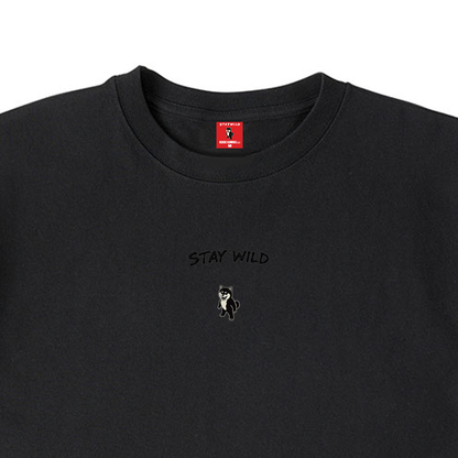 Gekishiba Stay Wild NEON Embroidery T-SHIRT