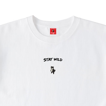 Gekishiba Stay Wild NEON Embroidery T-SHIRT