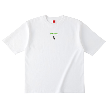 Gekishiba Stay Wild NEON Embroidery T-SHIRT