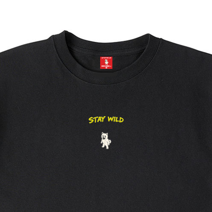 Gekishiba Stay Wild NEON Embroidery T-SHIRT