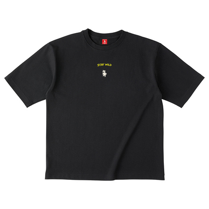 Gekishiba Stay Wild NEON Embroidery T-SHIRT