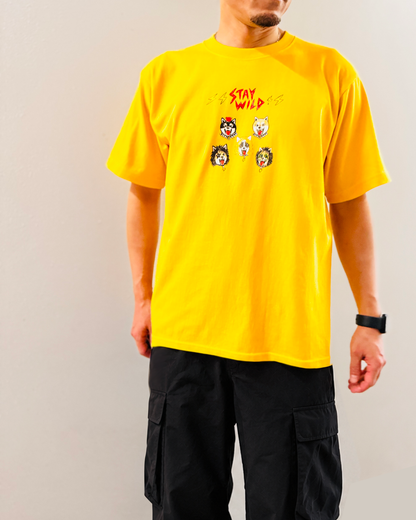 GekiShiba Stay Wild Rock T-SHIRT