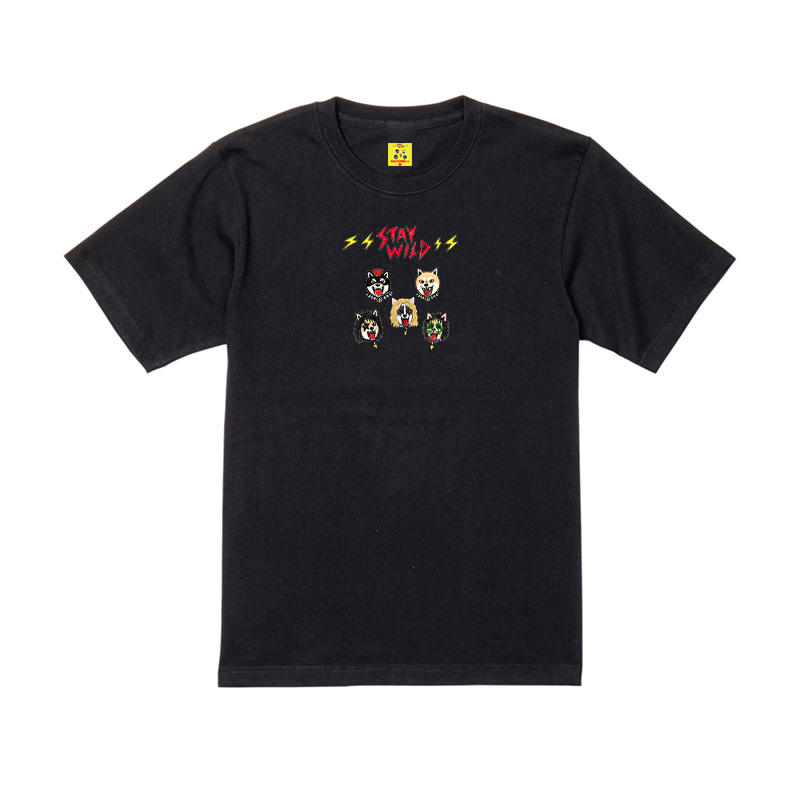 GekiShiba Stay Wild Rock T-SHIRT