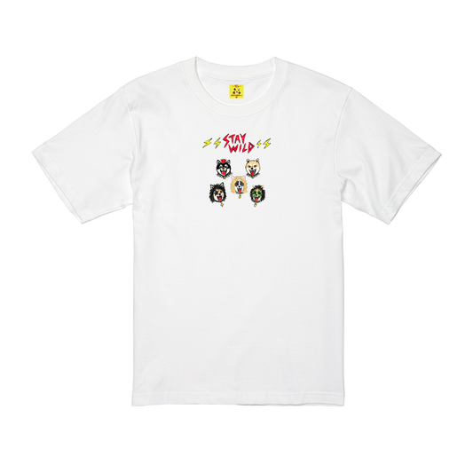 GekiShiba Stay Wild Rock T-SHIRT