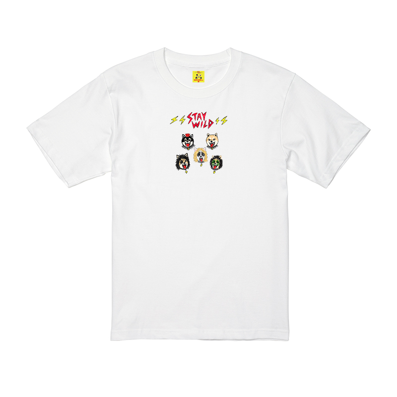 GekiShiba Stay Wild Rock T-SHIRT
