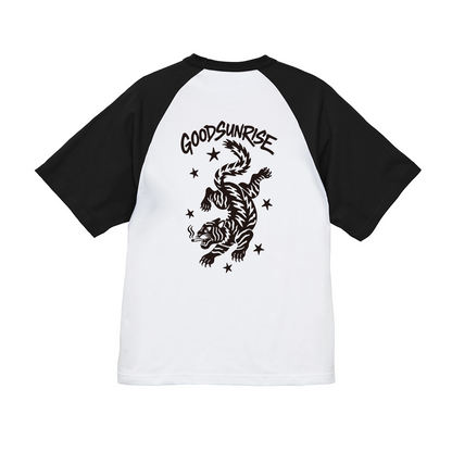 Iketora BACK PRINT RAGLAN T-SHIRT