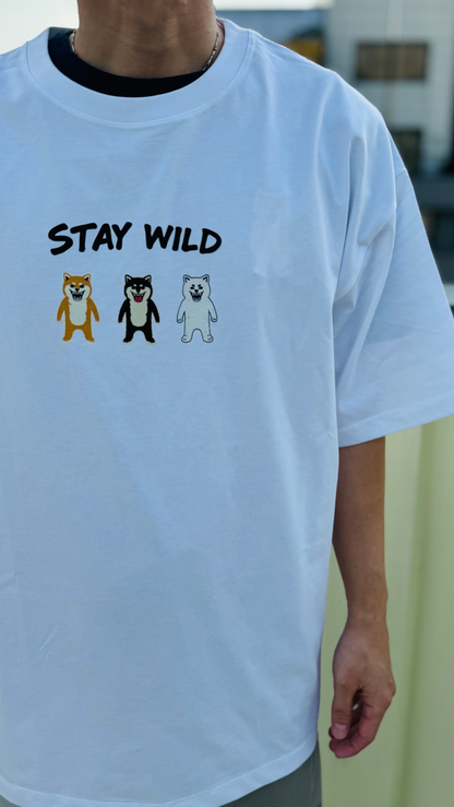 Gekishiba Stay Wild GRAPHIC Box T-SHIRT