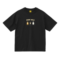 Gekishiba Stay Wild GRAPHIC Box T-SHIRT