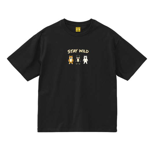 Gekishiba Stay Wild GRAPHIC Box T-SHIRT