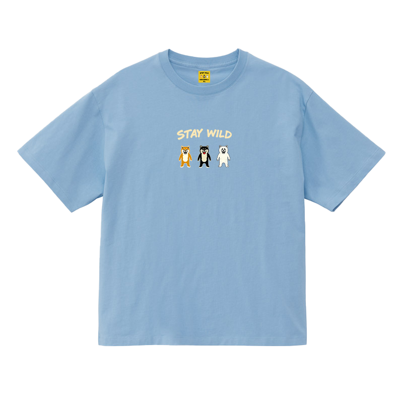 Gekishiba Stay Wild GRAPHIC Box T-SHIRT