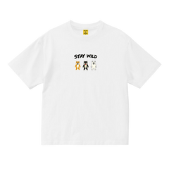 Gekishiba Stay Wild GRAPHIC Box T-SHIRT