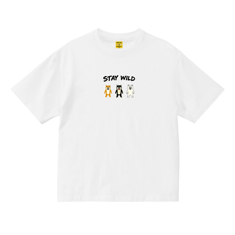 Gekishiba Stay Wild GRAPHIC Box T-SHIRT