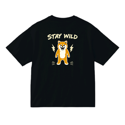 Gekishiba Stay Wild BackPrint Box T-SHIRT