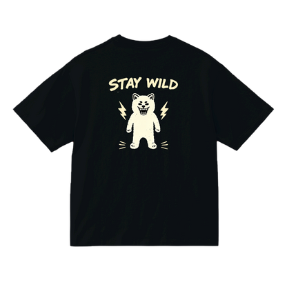 Gekishiba Stay Wild BackPrint Box T-SHIRT