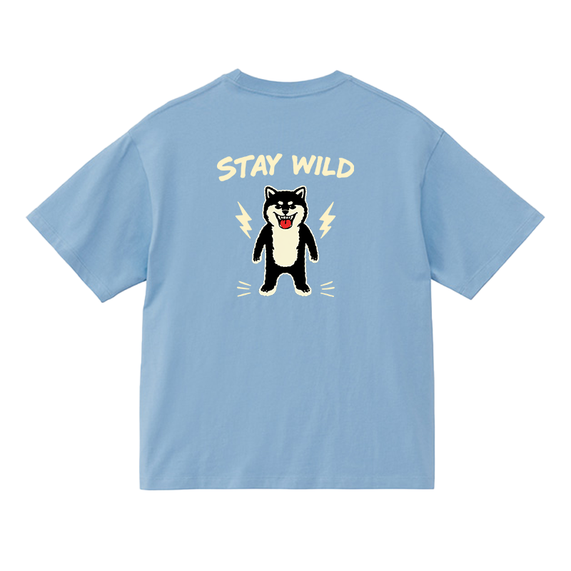 Gekishiba Stay Wild BackPrint Box T-SHIRT