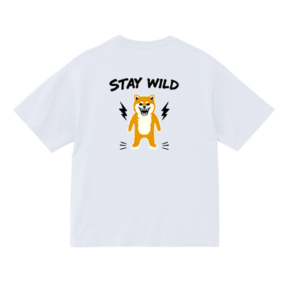 Gekishiba Stay Wild BackPrint Box T-SHIRT