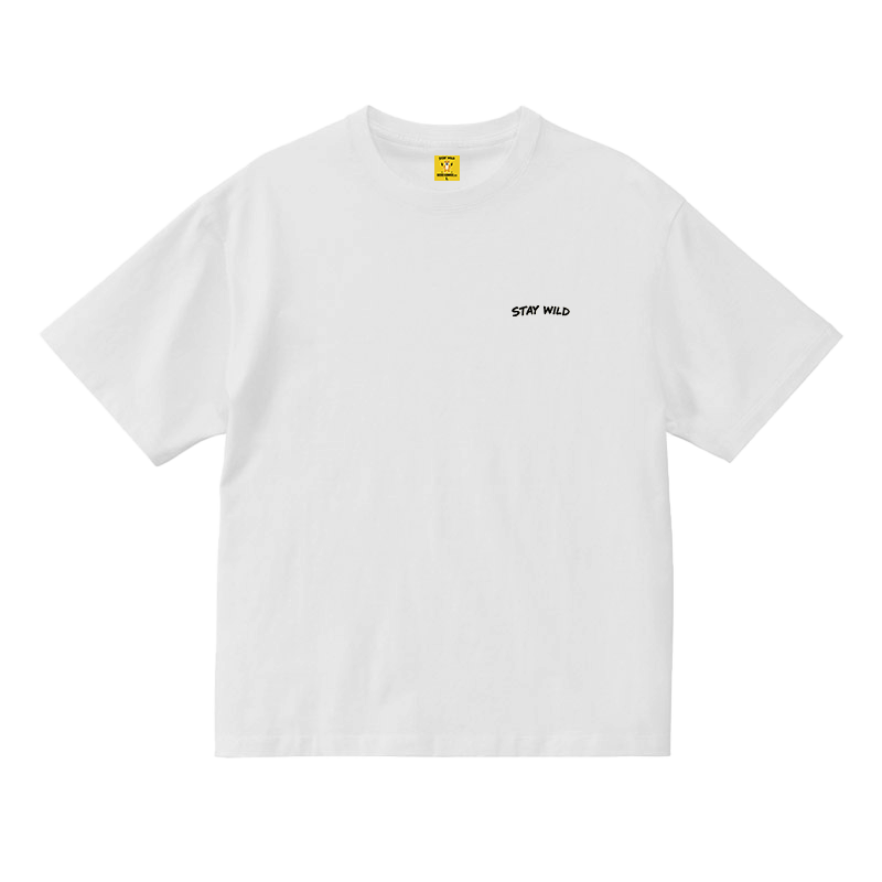 Gekishiba Stay Wild BackPrint Box T-SHIRT