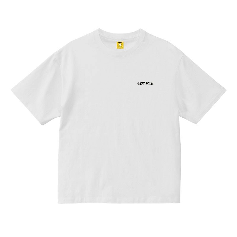 Gekishiba Stay Wild BackPrint Box T-SHIRT